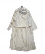 ibipioイビピーオ）の古着「カスタマイズトレンチコート」｜アイボリー