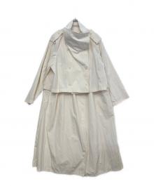 ibipio（イビピーオ）の古着「カスタマイズトレンチコート」｜アイボリー