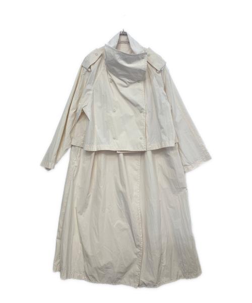 ibipio（イビピーオ）ibipio (イビピーオ) カスタマイズトレンチコート アイボリー サイズ:38の古着・服飾アイテム