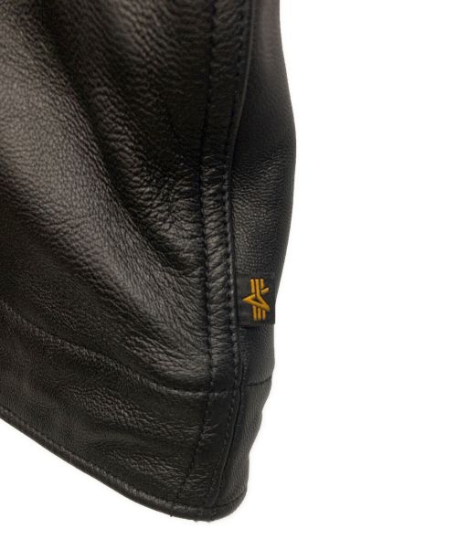 ALPHA（アルファ）ALPHA (アルファ) N-1 デッキジャケット ブラック サイズ:Lの古着・服飾アイテム