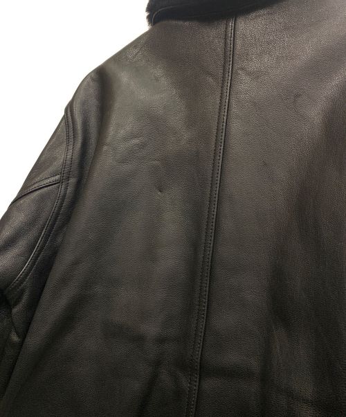 ALPHA（アルファ）ALPHA (アルファ) N-1 デッキジャケット ブラック サイズ:Lの古着・服飾アイテム