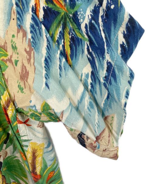 Sun Surf（サンサーフ）Sun Surf (サンサーフ) アロハシャツ ブルー サイズ:Lの古着・服飾アイテム