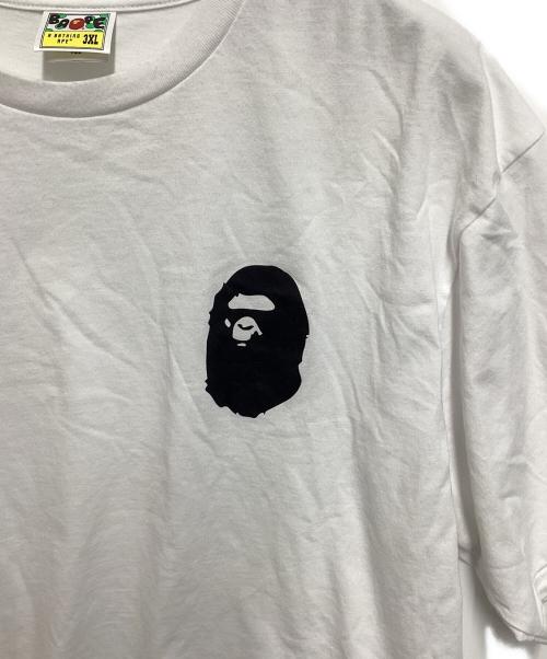 A BATHING APE（ア ベイシング エイプ）A BATHING APE (ア ベイシング エイプ) 半袖カットソー ホワイト サイズ:3XLの古着・服飾アイテム