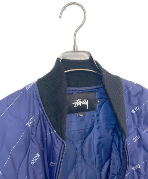 stussy（ステューシー）stussy (ステューシー) キルティングジャケット ブルー サイズ:Ｍの古着・服飾アイテム