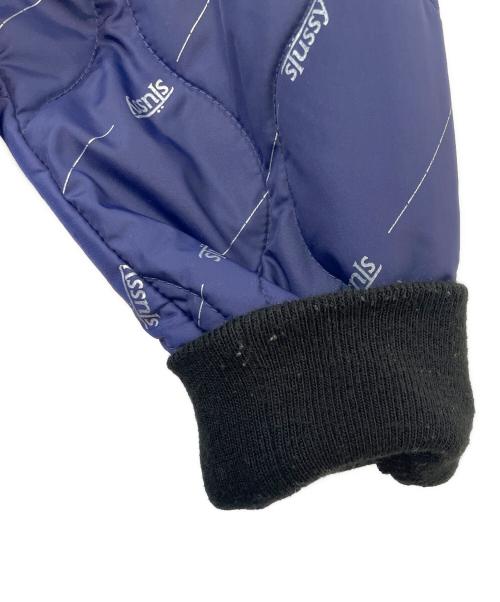 stussy（ステューシー）stussy (ステューシー) キルティングジャケット ブルー サイズ:Ｍの古着・服飾アイテム