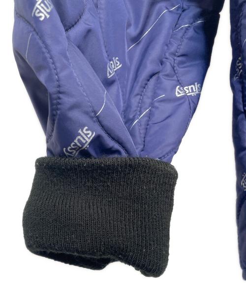 stussy（ステューシー）stussy (ステューシー) キルティングジャケット ブルー サイズ:Ｍの古着・服飾アイテム