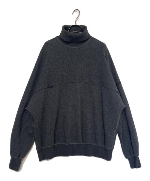 N.HOOLYWOOD（エヌ ハリウッド）N.HOOLYWOOD (エヌ ハリウッド) タートルネックカットソー グレー サイズ:36の古着・服飾アイテム