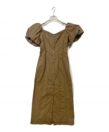 HER LIP TO（ハーリップトゥ）の古着「ワンピース」｜ブラウン