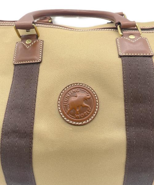 HUNTING WORLD（ハンティングワールド）HUNTING WORLD (ハンティングワールド) ボストンバッグ カーキの古着・服飾アイテム