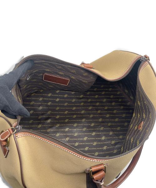 HUNTING WORLD（ハンティングワールド）HUNTING WORLD (ハンティングワールド) ボストンバッグ カーキの古着・服飾アイテム