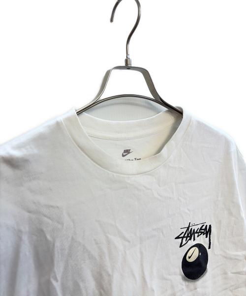 NIKE（ナイキ）NIKE (ナイキ) stussy (ステューシー) Tシャツ ホワイト サイズ:Lの古着・服飾アイテム