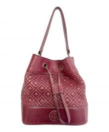 TORY BURCH（トリーバーチ）の古着「バケットバッグ」｜ボルドー