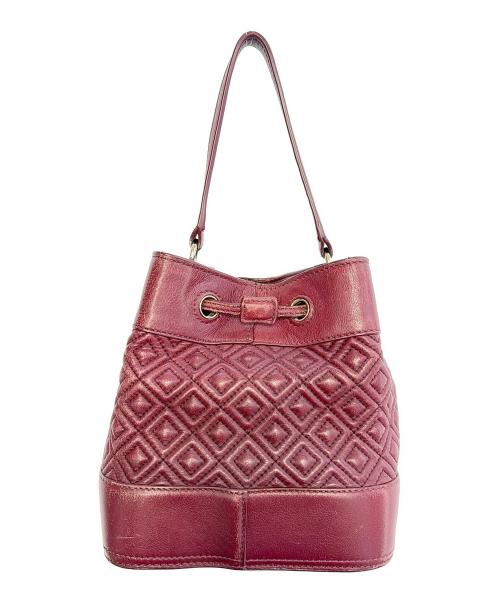 TORY BURCH（トリーバーチ）TORY BURCH (トリーバーチ) バケットバッグ ボルドーの古着・服飾アイテム