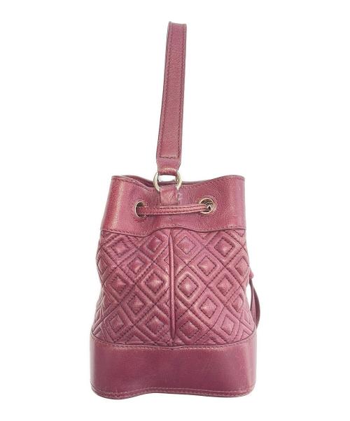 TORY BURCH（トリーバーチ）TORY BURCH (トリーバーチ) バケットバッグ ボルドーの古着・服飾アイテム