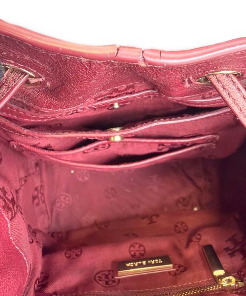 TORY BURCH（トリーバーチ）TORY BURCH (トリーバーチ) バケットバッグ ボルドーの古着・服飾アイテム