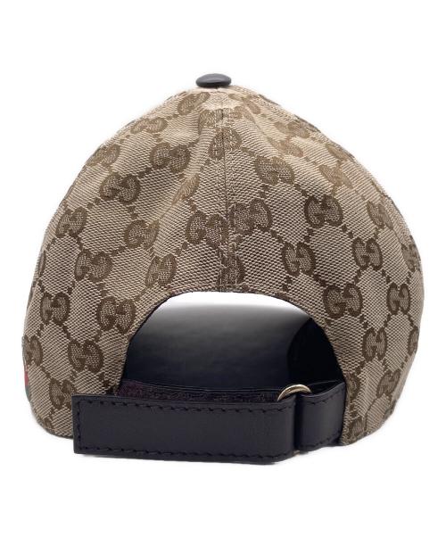 GUCCI（グッチ）GUCCI (グッチ) キャップ ブラウンの古着・服飾アイテム