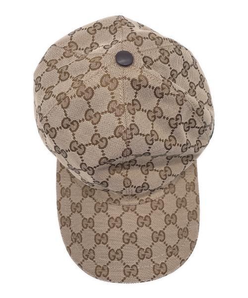 GUCCI（グッチ）GUCCI (グッチ) キャップ ブラウンの古着・服飾アイテム
