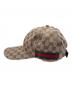 GUCCI (グッチ) キャップ ブラウン：25000円