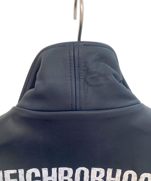 Schott（ショット）Schott (ショット) NEIGHBORHOOD (ネイバーフッド) レザージャケット ブラック サイズ:38の古着・服飾アイテム