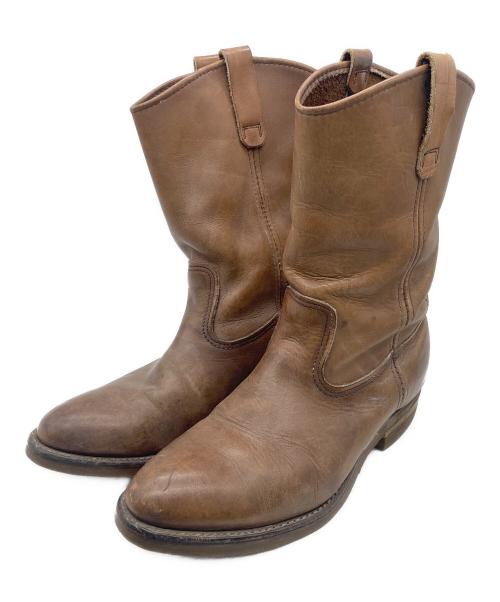 RED WING（レッドウィング）RED WING (レッドウィング) ペコスブーツ ブラウン サイズ:9Eの古着・服飾アイテム