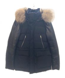 Mackage MONTREAL（マッカージュ モントリオール）の古着「ダウンコート」｜ブラック
