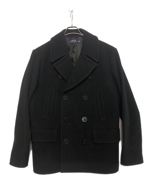 POLO RALPH LAUREN（ポロ・ラルフローレン）POLO RALPH LAUREN (ポロ・ラルフローレン) Pコート ブラック サイズ:XLの古着・服飾アイテム