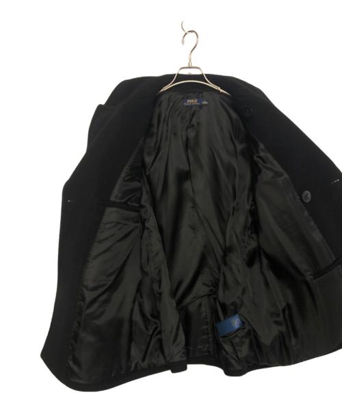 POLO RALPH LAUREN（ポロ・ラルフローレン）POLO RALPH LAUREN (ポロ・ラルフローレン) Pコート ブラック サイズ:XLの古着・服飾アイテム