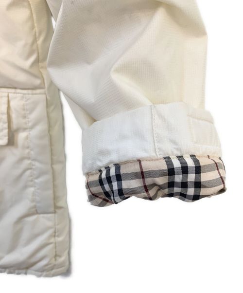 BURBERRY BLACK LABEL（バーバリーブラックレーベル）BURBERRY BLACK LABEL (バーバリーブラックレーベル) ダウンコート アイボリー サイズ:Lの古着・服飾アイテム