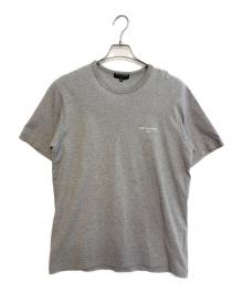 COMME des GARCONS（コムデギャルソン）の古着「ロゴ半袖Tシャツ」｜ライトグレー
