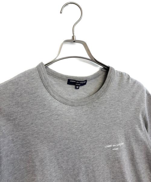 COMME des GARCONS（コムデギャルソン）COMME des GARCONS (コムデギャルソン) ロゴ半袖Tシャツ ライトグレー サイズ:Mの古着・服飾アイテム