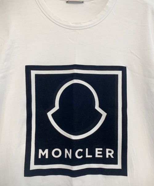 MONCLER（モンクレール）MONCLER (モンクレール) ロングスリーブTシャツ ホワイト サイズ:XLの古着・服飾アイテム