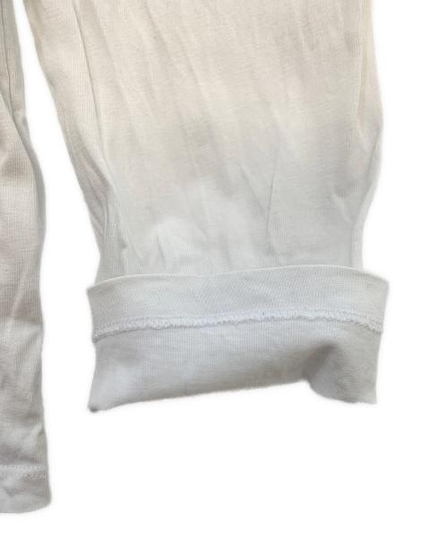 MONCLER（モンクレール）MONCLER (モンクレール) ロングスリーブTシャツ ホワイト サイズ:XLの古着・服飾アイテム