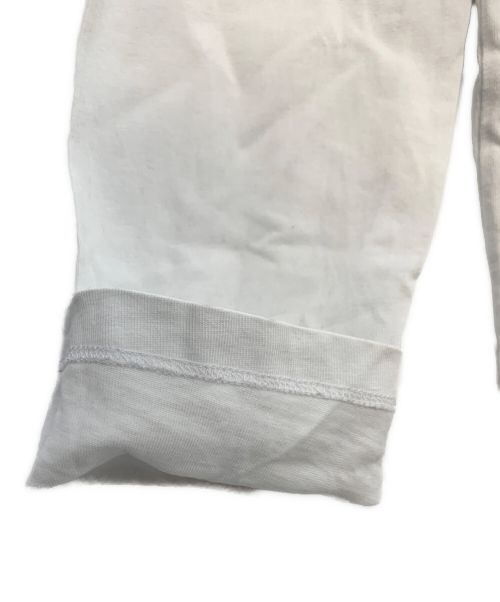 MONCLER（モンクレール）MONCLER (モンクレール) ロングスリーブTシャツ ホワイト サイズ:XLの古着・服飾アイテム