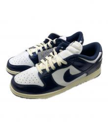 NIKE（ナイキ）の古着「NIKE DUNK LOW（ナイキ ダンク ロウ）」｜ホワイト×ネイビー