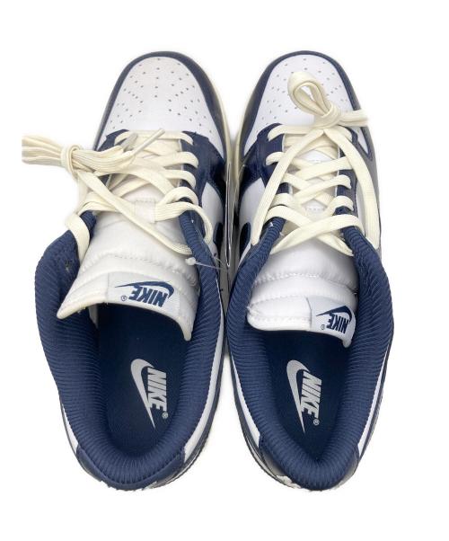 NIKE（ナイキ）NIKE (ナイキ) NIKE DUNK LOW（ナイキ ダンク ロウ） ホワイト×ネイビー サイズ:28cm 未使用品の古着・服飾アイテム