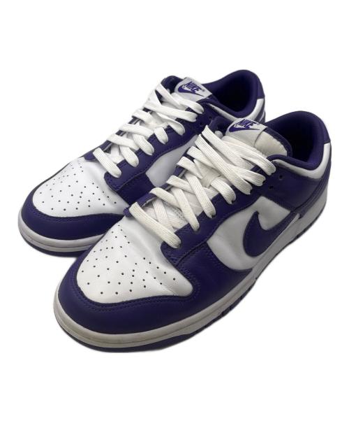 NIKE（ナイキ）NIKE (ナイキ) DUNK LOW RETRO ホワイト×パープル サイズ:27の古着・服飾アイテム
