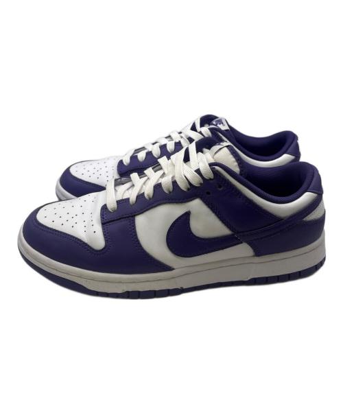 NIKE（ナイキ）NIKE (ナイキ) DUNK LOW RETRO ホワイト×パープル サイズ:27の古着・服飾アイテム