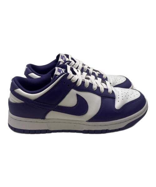NIKE（ナイキ）NIKE (ナイキ) DUNK LOW RETRO ホワイト×パープル サイズ:27の古着・服飾アイテム