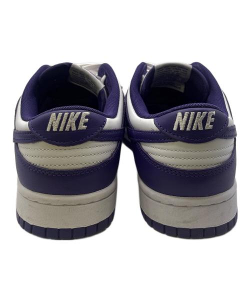 NIKE（ナイキ）NIKE (ナイキ) DUNK LOW RETRO ホワイト×パープル サイズ:27の古着・服飾アイテム
