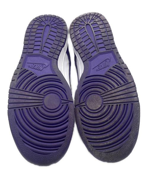 NIKE（ナイキ）NIKE (ナイキ) DUNK LOW RETRO ホワイト×パープル サイズ:27の古着・服飾アイテム