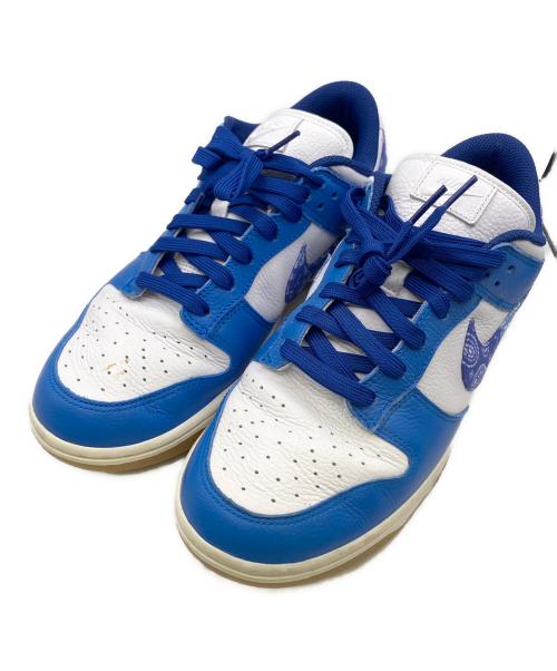 NIKE（ナイキ）NIKE (ナイキ) DUNK LOW ホワイト×ブルー サイズ:27の古着・服飾アイテム