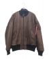 ALPHA（アルファ）の古着「レザージャケット」｜ブラウン
