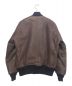 ALPHA (アルファ) レザージャケット ブラウン サイズ:L：43000円