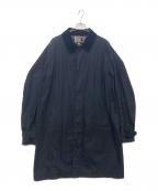 Barbourバブアー）の古着「ステンカラーコート」｜ネイビー