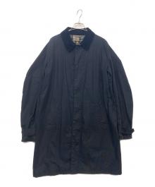 Barbour（バブアー）の古着「ステンカラーコート」｜ネイビー