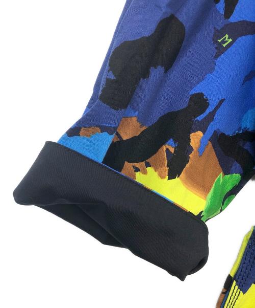 MUVEIL（ミュベール）MUVEIL (ミュベール) 総柄ワンピース ブルー サイズ:Mの古着・服飾アイテム