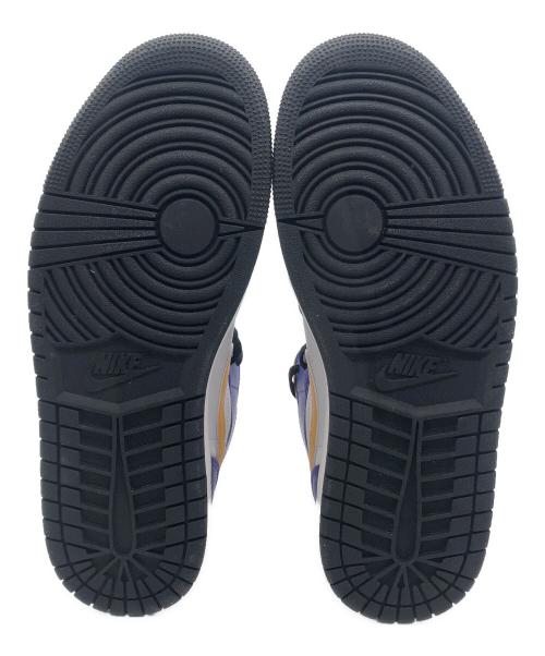 NIKE（ナイキ）NIKE (ナイキ) NIKE JORDAN1（ナイキ ジョーダン1） パープル×イエロー サイズ:26.5の古着・服飾アイテム