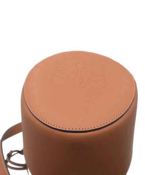 LOEWE（ロエベ）LOEWE (ロエベ) バルーンバッグ ブラウン×アイボリーの古着・服飾アイテム