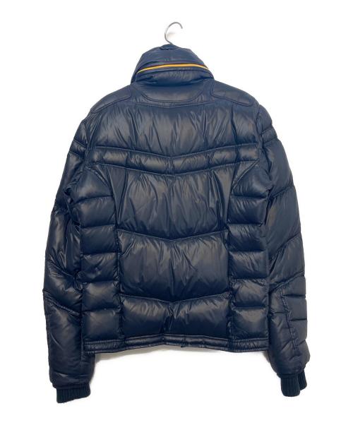 DIESEL（ディーゼル）DIESEL (ディーゼル) ダウンジャケット イエロー×ネイビー サイズ:Lの古着・服飾アイテム