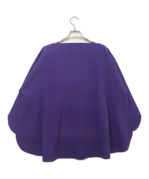 ISSEY MIYAKE me（イッセイ ミヤケ ミー）ISSEY MIYAKE me (イッセイ ミヤケ ミー) プリーツカットソー パープル サイズ:表記なしの古着・服飾アイテム
